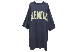 【美品】BALENCIAGA ヴィンテージ ウォッシュコットンシャツ 刺繍ロゴ 極美品 BALENCIAGA バレンシアガ TAPE TYPETシャツ サイズXL