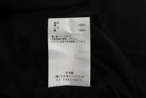 極美品 N.HOOLYWOOD エヌハリウッド 長袖Ｔシャツ 七部丈 サイズ42 ラグラン ブラック ホワイト 2232-CS50-036 中古 63090