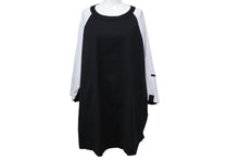 Load image into Gallery viewer, 極美品 N.HOOLYWOOD エヌハリウッド 長袖Ｔシャツ 七部丈 サイズ42 ラグラン ブラック ホワイト 2232-CS50-036 中古 63090