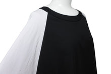 Load image into Gallery viewer, 極美品 N.HOOLYWOOD エヌハリウッド 長袖Ｔシャツ 七部丈 サイズ42 ラグラン ブラック ホワイト 2232-CS50-036 中古 63090
