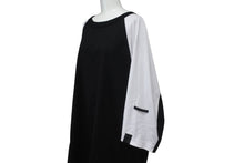 Load image into Gallery viewer, 極美品 N.HOOLYWOOD エヌハリウッド 長袖Ｔシャツ 七部丈 サイズ42 ラグラン ブラック ホワイト 2232-CS50-036 中古 63090