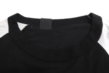 Load image into Gallery viewer, 極美品 N.HOOLYWOOD エヌハリウッド 長袖Ｔシャツ 七部丈 サイズ42 ラグラン ブラック ホワイト 2232-CS50-036 中古 63090