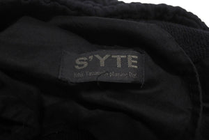 Yohji Yamamoto ヨウジヤマモト スウェットパンツ サイズ3 サルエル ブラック コットン UJ-T73-019 美品 中古 63092