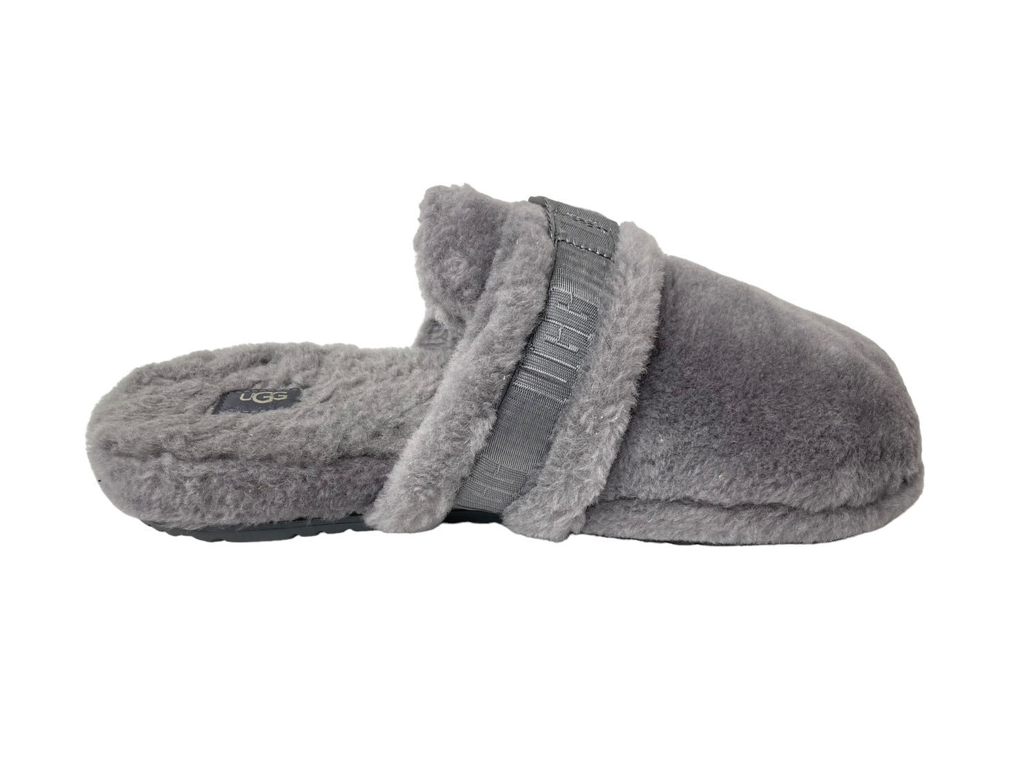 UGG アグ サンダル ヴァンプストラップ メンズ グレー ロゴ