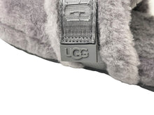 Load image into Gallery viewer, UGG アグ サンダル ヴァンプストラップ メンズ グレー ロゴ F19821A JP靴サイズ30 ポリエステル 靴 ルームスリッパ 室内 室外 中古 63093