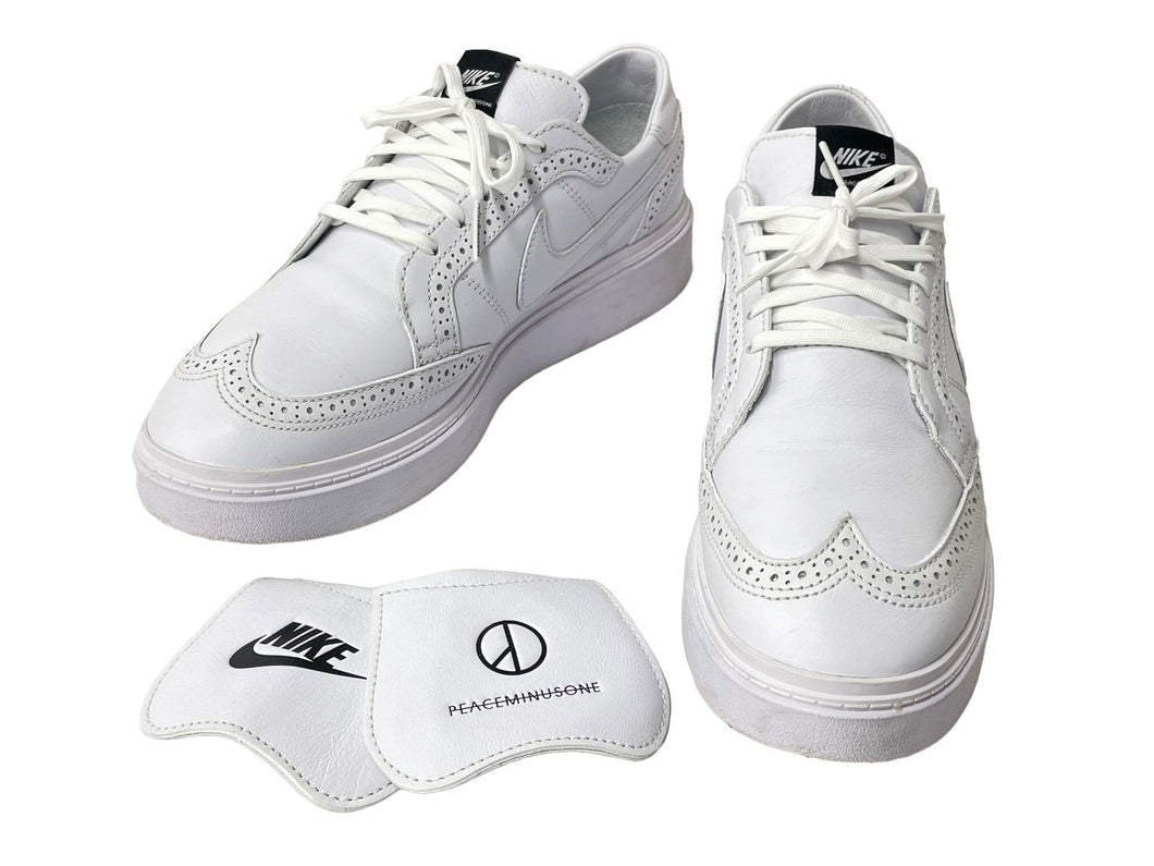 NIKE × PEACEMINUSONE ナイキ ピースマイナスワン クウォンド1 スニーカー ホワイト DH2482-100 サイズ45 美品 中古 63095