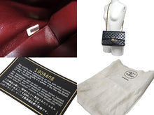Load image into Gallery viewer, 極美品 CHANEL シャネル チェーンショルダーバッグ Wフラップ マトラッセ25 ラムスキン 1番台 ブラック ゴールド金具 中古 63106