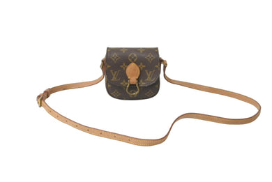 LOUIS VUITTON ルイ ヴィトン モノグラム ミニミニサンクルー ショルダーバッグ ポシェット M51245 ゴールド金具 美品 中古 63114