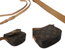 Load image into Gallery viewer, LOUIS VUITTON ルイ ヴィトン モノグラム ミニミニサンクルー ショルダーバッグ ポシェット M51245 ゴールド金具 美品 中古 63114