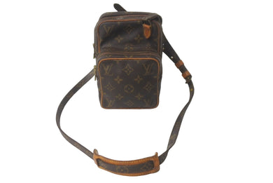 LOUIS VUITTON ルイヴィトン モノグラム ミニアマゾン ショルダーバッグ M45238 キャンバス ブラウン 中古 63115