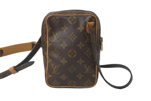 LOUIS VUITTON ルイヴィトン モノグラム ミニアマゾン ショルダーバッグ M45238 キャンバス ブラウン 美品 中古 63116