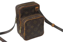 Load image into Gallery viewer, LOUIS VUITTON ルイヴィトン モノグラム ミニアマゾン ショルダーバッグ M45238 キャンバス ブラウン 美品 中古 63116