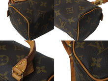 Load image into Gallery viewer, 極美品 LOUIS VUITTON ルイヴィトン ミニ・スピーディ スト付き ハンドバッグ M41534 モノグラム ブラウン ゴールド金具 中古 63117