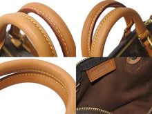 Load image into Gallery viewer, 極美品 LOUIS VUITTON ルイヴィトン ミニ・スピーディ スト付き ハンドバッグ M41534 モノグラム ブラウン ゴールド金具 中古 63117