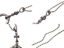 Load image into Gallery viewer, CHROME HEARTS クロムハーツ ネックレス サングラスホルダー アイウェアループ スクロールバンド ベイビーファット シルバー925 美品 中古 63125