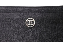 Load image into Gallery viewer, CHANEL シャネル カードケース 11番台 ココマーク ブラック レザー A20906 シルバー金具 良品 中古 63130