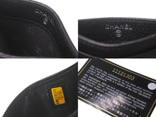 Load image into Gallery viewer, CHANEL シャネル カードケース 11番台 ココマーク ブラック レザー A20906 シルバー金具 良品 中古 63130
