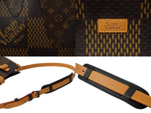 Load image into Gallery viewer, 新品同様 LOUIS VUITTON ルイヴィトン NIGO ダミエ ジャイアント LVスクエアード N40355 ミニトート 2020AW ブラウン 中古 63131