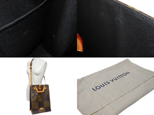 Load image into Gallery viewer, 新品同様 LOUIS VUITTON ルイヴィトン NIGO ダミエ ジャイアント LVスクエアード N40355 ミニトート 2020AW ブラウン 中古 63131