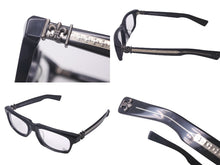 Load image into Gallery viewer, CHROME HEARTS クロムハーツ SPLAT-A BSフレア ブラック プラスチック シルバー925 サイズ55▫︎17 143 美品 中古 63132