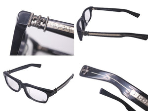 CHROME HEARTS クロムハーツ SPLAT-A BSフレア ブラック プラスチック シルバー925 サイズ55▫︎17 143 美品 中古 63132