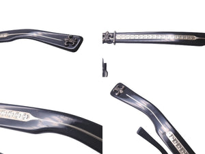 CHROME HEARTS クロムハーツ SPLAT-A BSフレア ブラック プラスチック シルバー925 サイズ55▫︎17 143 美品 中古 63132