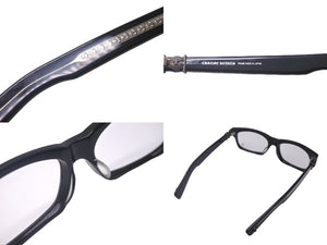 CHROME HEARTS クロムハーツ SPLAT-A BSフレア ブラック プラスチック シルバー925 サイズ55▫︎17 143 美品 中古 63132