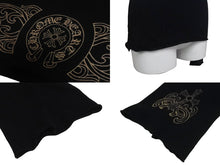Load image into Gallery viewer, CHROME HEARTS クロムハーツ アームクロス デザイン Vネック 長袖Ｔシャツ ブラック ロゴ サイズS 美品 中古 63133