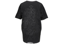 Load image into Gallery viewer, CHROME HEARTS クロムハーツ 半袖Ｔシャツ サイズS セメタリークロス プリント コットン ブラック 良品 中古 63134
