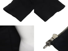 Load image into Gallery viewer, CHROME HEARTS クロムハーツ ブルゾン 20729 サイズP ダガージップ ブラック コットン シルバ−925 美品 中古 63136