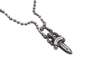 Load image into Gallery viewer, CHROME HEARTS クロムハーツ #5 ダガー DAGGER ZIP1ネックレス チャーム 6.4g シルバー 美品 中古 63137