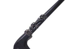 極美品 CHROME HEARTS クロムハーツ BEARDED BABY-A メガネ ブラック シルバー925 サイズ56▫︎14 132 中古 63138