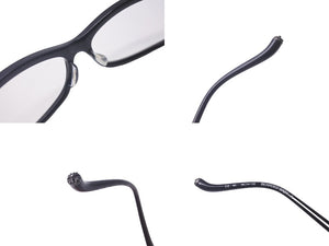 極美品 CHROME HEARTS クロムハーツ BEARDED BABY-A メガネ ブラック シルバー925 サイズ56▫︎14 132 中古 63138