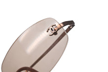 Load image into Gallery viewer, 極美品 CHANEL シャネル リムレスサングラス 4002 c.116/75 ココマーク ブラウン サイズ57▫︎19 130 中古 63142
