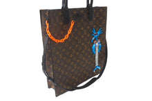 Load image into Gallery viewer, 未使用 LOUIS VUITTON ルイヴィトン フレンズサックプラ トートバッグ M45667 モノグラムマカサー 中古 63150