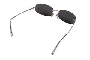 CHANEL シャネル サングラス サイズ54◻︎19 130 ココマーク 4002 c.124/22 シルバー リムレス 美品 中古 63151