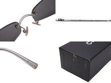 Load image into Gallery viewer, CHANEL シャネル サングラス サイズ54◻︎19 130 ココマーク 4002 c.124/22 シルバー リムレス 美品 中古 63151