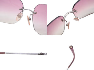 CHANEL シャネル サングラス ココマーク ラインストーン グラデーション 62◻︎17 120 ピンク 4017-D c.124/58 美品 中古 63153