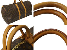 Load image into Gallery viewer, LOUIS VUITTON ルイヴィトン キーポル 55 ボストンバッグ モノグラムキャンバス M41424 ブラウン 美品 中古 63158