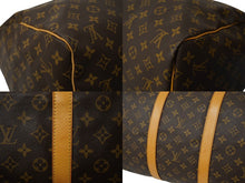 Load image into Gallery viewer, LOUIS VUITTON ルイヴィトン キーポル 55 ボストンバッグ モノグラムキャンバス M41424 ブラウン 美品 中古 63158