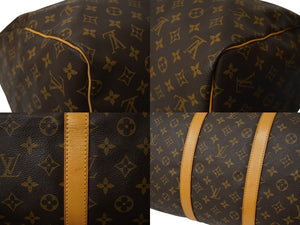 LOUIS VUITTON ルイヴィトン キーポル 55 ボストンバッグ モノグラムキャンバス M41424 ブラウン 美品 中古 63158