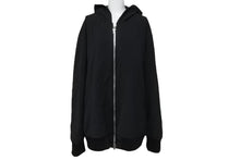 Load image into Gallery viewer, CHROME HEARTS クロムハーツ ブルゾン ジャケット サイズXL ブラック ナイロン カシミヤ レザー シルバー925 美品 中古 63160