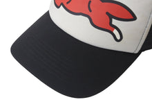 Load image into Gallery viewer, BBC /Icecream Running Dog Trucker Cap ビリオネア ボーイズクラブ アイスクリーム 帽子 ブラック ホワイト 中古 63162