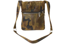 Load image into Gallery viewer, 極美品 CHROME HEARTS クロムハーツ ZIP TOP クロスパッチ ショルダーバッグ カモフラージュ シルバー925 中古 63167