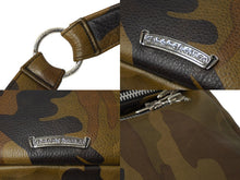 Load image into Gallery viewer, 極美品 CHROME HEARTS クロムハーツ ZIP TOP クロスパッチ ショルダーバッグ カモフラージュ シルバー925 中古 63167
