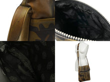 Load image into Gallery viewer, 極美品 CHROME HEARTS クロムハーツ ZIP TOP クロスパッチ ショルダーバッグ カモフラージュ シルバー925 中古 63167