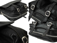 Load image into Gallery viewer, 極美品 新型 CHROME HEARTS クロムハーツ タイニー ソフトショルダーバッグ ダガーファスナー ブラック 中古 63168
