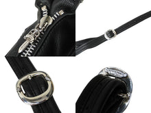 Load image into Gallery viewer, 極美品 新型 CHROME HEARTS クロムハーツ タイニー ソフトショルダーバッグ ダガーファスナー ブラック 中古 63168