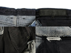 CHROME HEARTS クロムハーツ デニムパンツ クロスボールボタン ブーツカット インディコ 31インチ インディコ 美品 中古 63169
