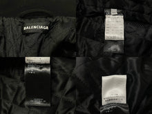 Load image into Gallery viewer, BALENCIAGA バレンシアガ ジャケット FLEECE TRACKSUIT JACKET 18AW ブラック ウール サイズ44 534315 美品 中古 63172